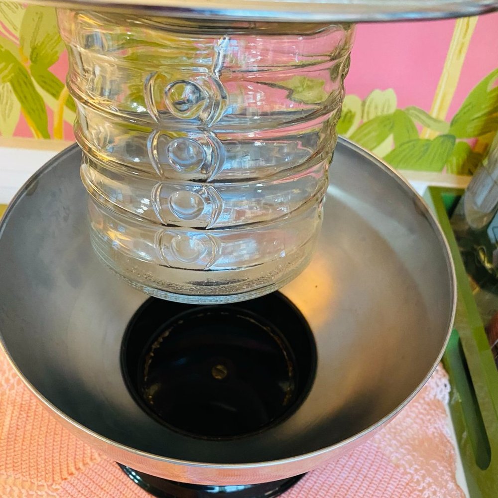 50s Retro Rare, & RAD Silver Dome Drink Dispenser - Picture 11 of 16